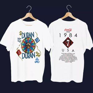 Duran Duran Vintage T-shirt, 1984 Arena Tour Concert Tee Shirt 2 Sided 86